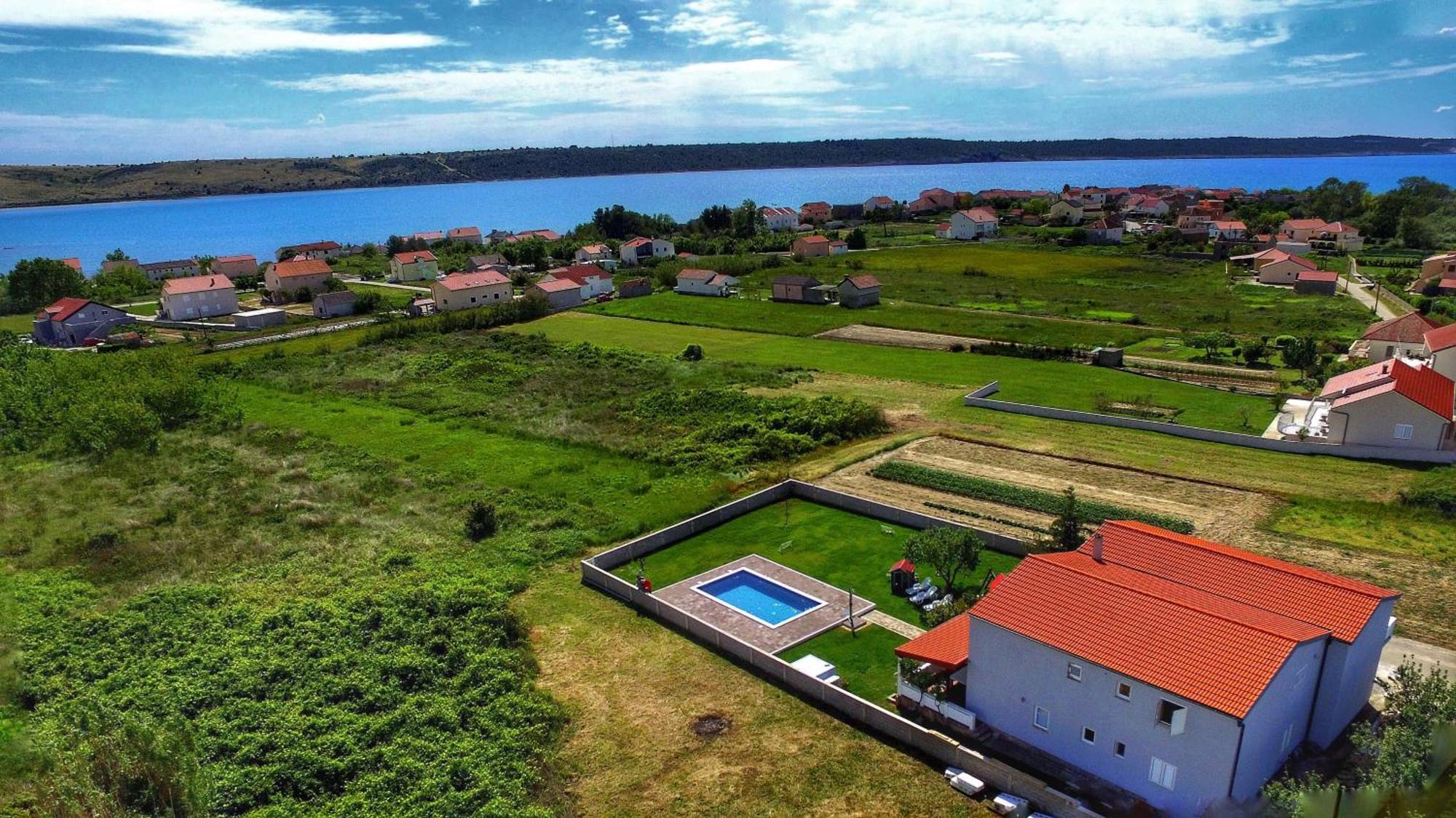 House Rose With Garden And Pool Villa Ljubač Dış mekan fotoğraf